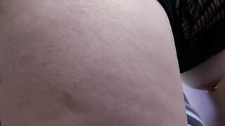 Redhead Big Tits at Glory Hole Fuck