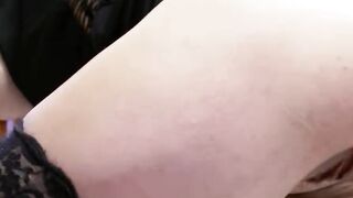 Redhead Big Tits at Glory Hole Fuck