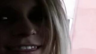 Skinny Blonde Pick Up for Casting Fuck