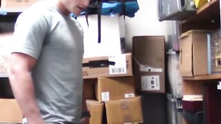 Tatted crook gets sloppy blowjob from BBC officer