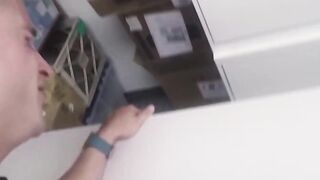Tatted crook gets sloppy blowjob from BBC officer