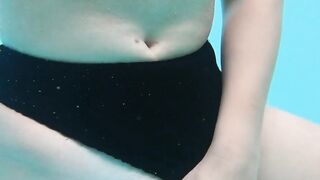Public Pool Orgasm: Teen Babe's Solo Webcam Show