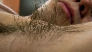 Bushy Levi Jaxx demonstrates his expert solo masturbation