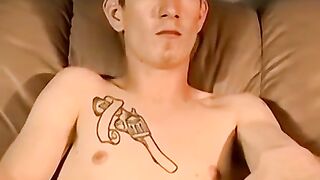 JoeSchmoeXXX.com - Solo action and monster cock on weak and skinny pale twink with lu