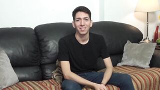 Older gay sucks young cock before taking it raw