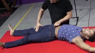 Handsome RT shrieks as flogger hits his vulnerable bare flesh