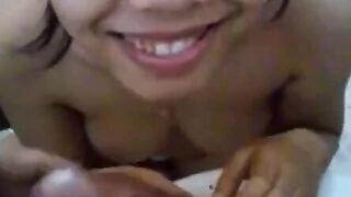 Indonesia Hebat - Asian Babe Blows Like a Pro
