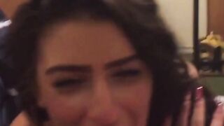 Beautiful Latina Shows Off Her Deep Throat Skills