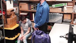 Young delinquents dad sucks officers BBC to free son