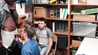 Young delinquents dad sucks officers BBC to free son