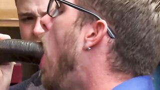 Young delinquents dad sucks officers BBC to free son