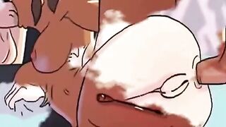 Anal orgies of celebrity toons