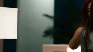 Petite Selena Love fingered by Kiki DAire after hot makeover
