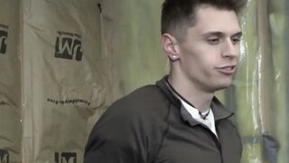 Straight Tobias stuffs Troy Accolas tight hole with hard meat