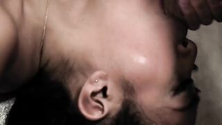 Ember Snow begs me to seed her Asian hole with sticky load