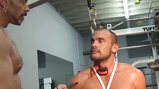 DaddyBondageBoy.com - Colin takes revenge on gym bro's dick and nipples