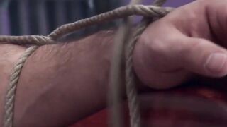 MuscleJockBound.com - Master da Silva bounds and educates his sexy sub