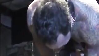 MuscleJockBound.com - Dire Callahan hits sub harder after muffled cries