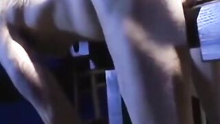 MuscleJockBound.com - Dire Callahan hits sub harder after muffled cries