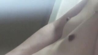 I finger Japanese pussy chasing wild loud orgasm