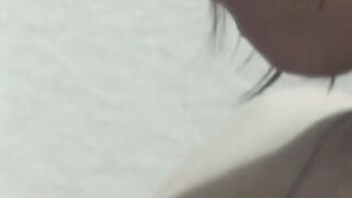 I finger Japanese pussy chasing wild loud orgasm