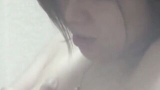 I finger Japanese pussy chasing wild loud orgasm