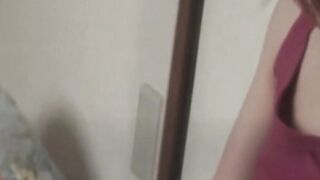 Vibrator pleasures Asian pussy until cum coats the toy