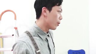 Art class heats up as Akira GD throats Asian nude model Don