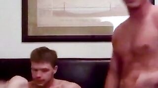 BarebackGayPorno.com - Brian Bonds and Aiden Kennedy cum hard after intense raw assfu