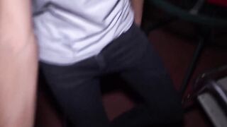Daddy and young gay POV threeway suck and fuck raw