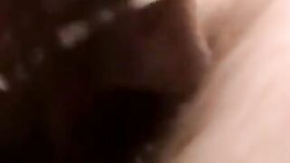 Skinny twink with glasses spanks cock till cumming hard