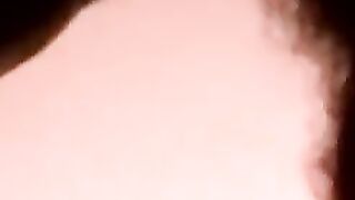Skinny twink with glasses spanks cock till cumming hard