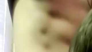 Handsome amateur strips and fists veiny dripping shaft