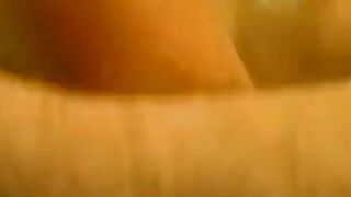 Handsome amateur strips and fists veiny dripping shaft