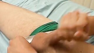 Bryce Corbin jerking in undies to creamy finish