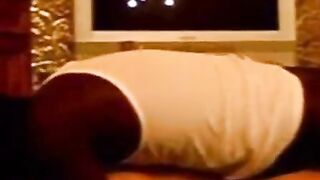 Girl's Interracial Threesome with Hubby and Black Bull