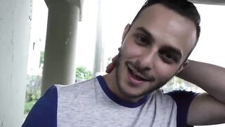 Seducing Valentino Nappystar with cash to wreck his hole