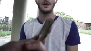 Seducing Valentino Nappystar with cash to wreck his hole