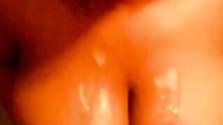 Huge Tits Covered in Cum from a Thick Cock