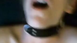 Submissive Toying Slut Sucks Master's Cock