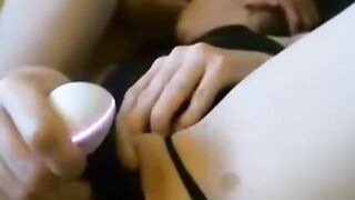 Submissive Toying Slut Sucks Master's Cock