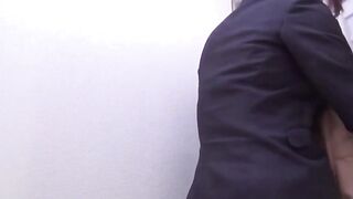 Lucky cam spies Oriental babes pissing in a public toilet