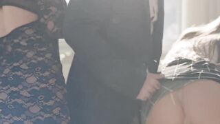 Tiffany Tatum and Sata Jones share same hard dick together