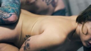 Horny DILF fists and pounds Siri Dahls hairy narrow twat