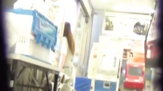 Japanese stunners unaware lens films their panty soaking pee
