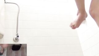 Japanese stunners unaware lens films their panty soaking pee