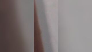 My Japanese pussy buzzes with a vibrator for quick fun