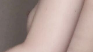 My Japanese pussy buzzes with a vibrator for quick fun