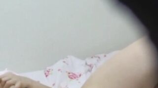 Secret lens sees hot babe probing her slit with eager digits
