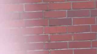 Lusty voyeur spies ladies peeing straight through skirts